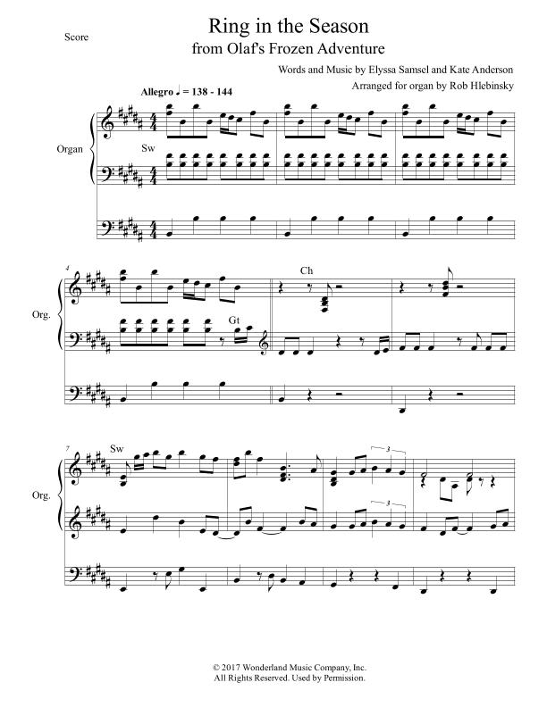 Ring In The Season (arr. Rob Hlebinsky)