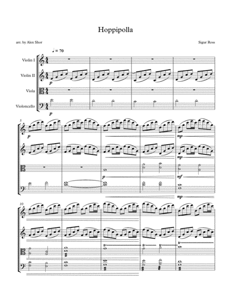 Hoppipolla (arr. Alex Shor)