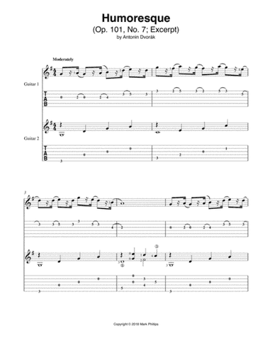 Humoresque (arr. Mark Phillips)