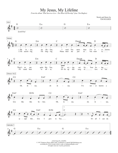 My Jesus, My Lifeline (arr. Travis J. Gandy)