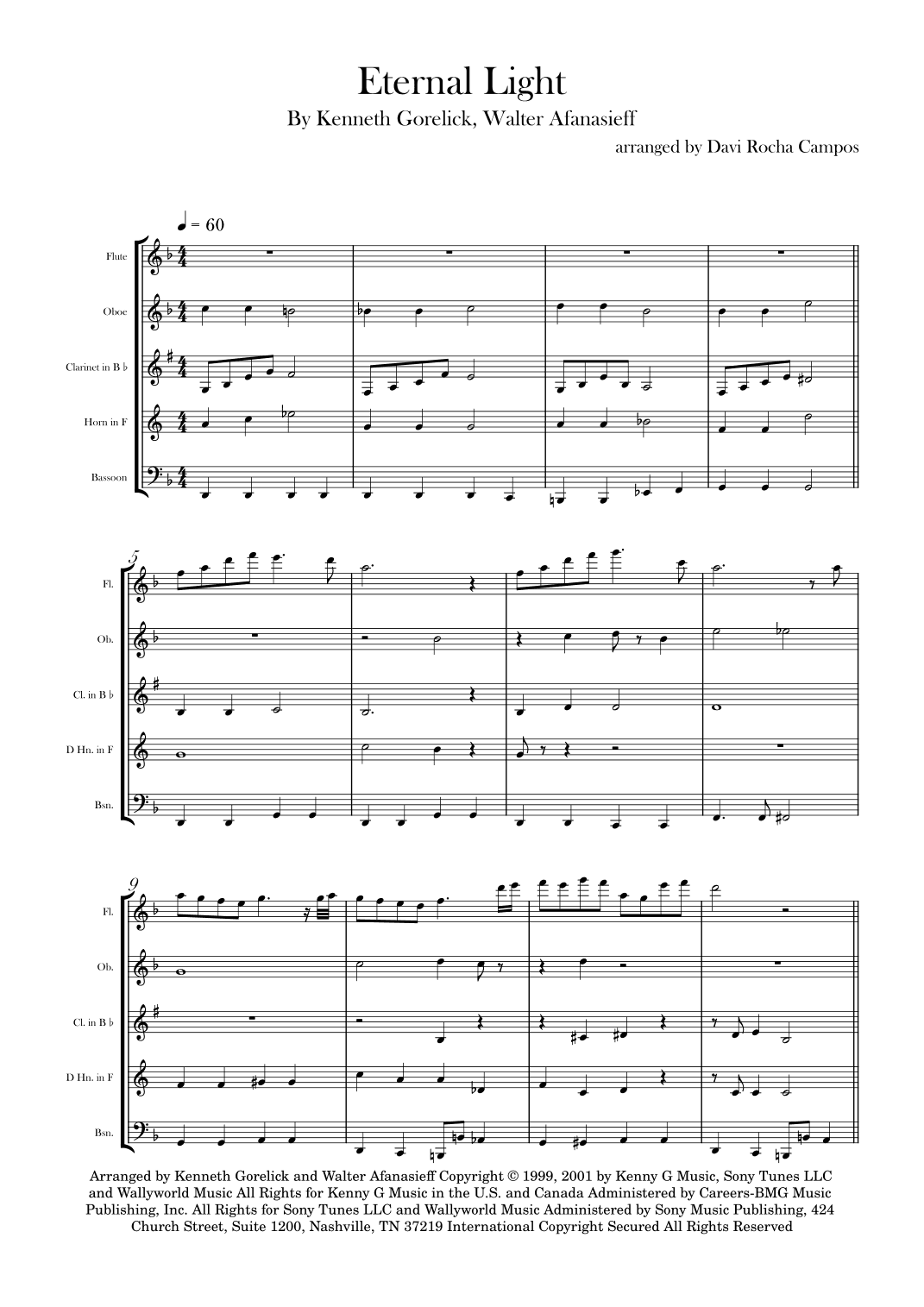 Eternal Light (arr. Davi Rocha Campos)