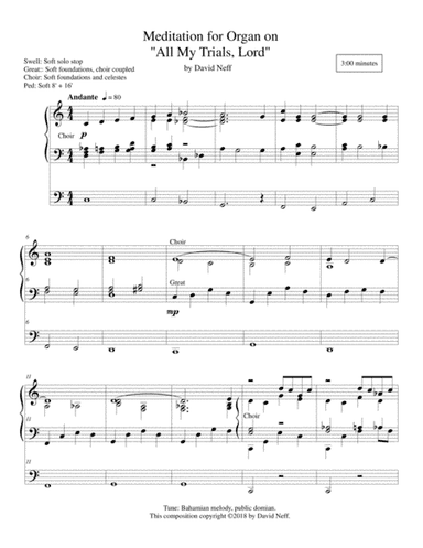 Meditation on "All My Trials"