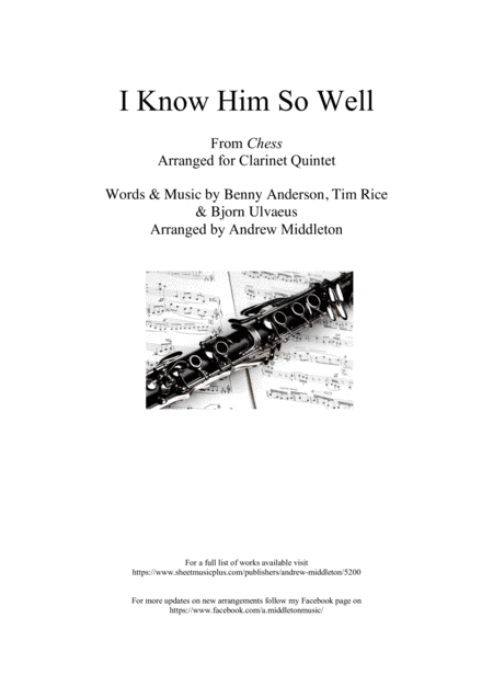 I Know Him So Well (arr. Andrew Middleton)