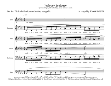 Jealousy, Jealousy (arr. Simon Haines)
