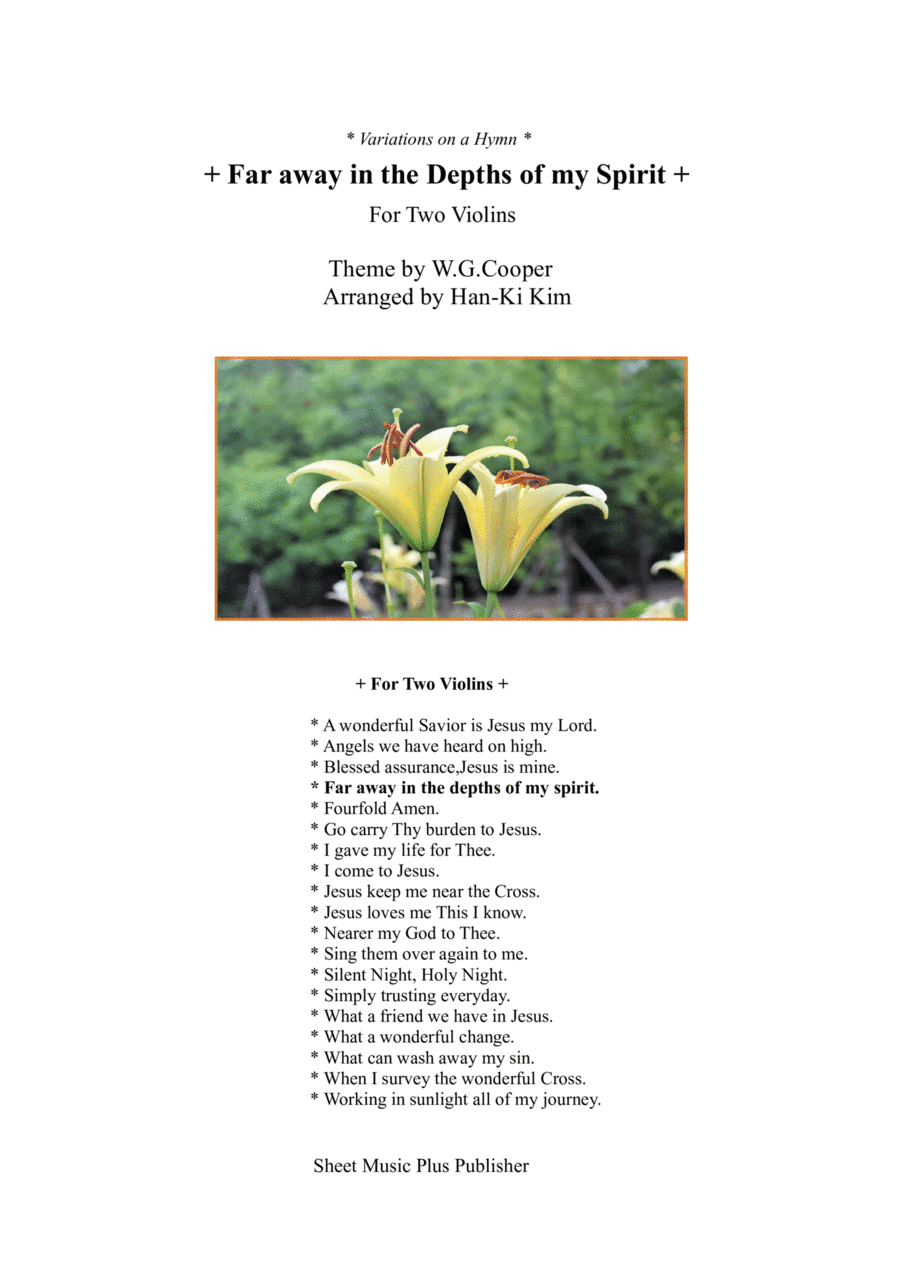 Far away in the depths of my spirit (For Violin Duet) (arr. Han-Ki Kim)