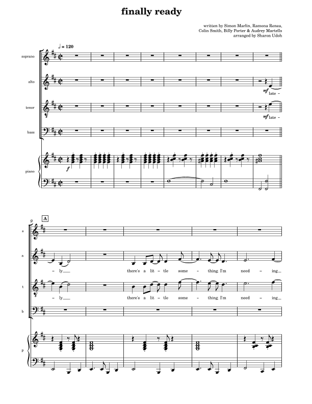 Finally Ready (arr. Sharon Udoh)