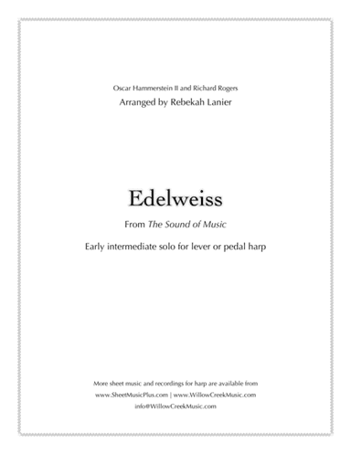 Edelweiss (arr. Rebekah Lanier)