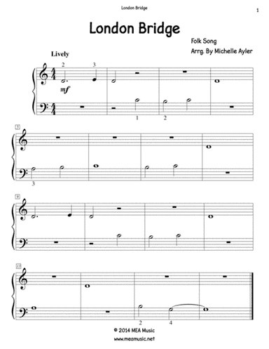 London Bridge (arr. Michelle Ayler)