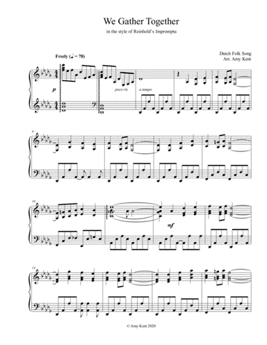 We Gather Together (arr. Amy Kent)