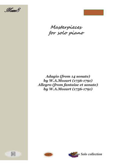 Masterpieces for solo piano 8 by  W.Mozart (arr. PianoSheetNow)