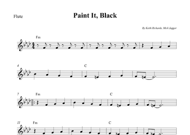 Paint It, Black (arr. Wesley S. SIlva)