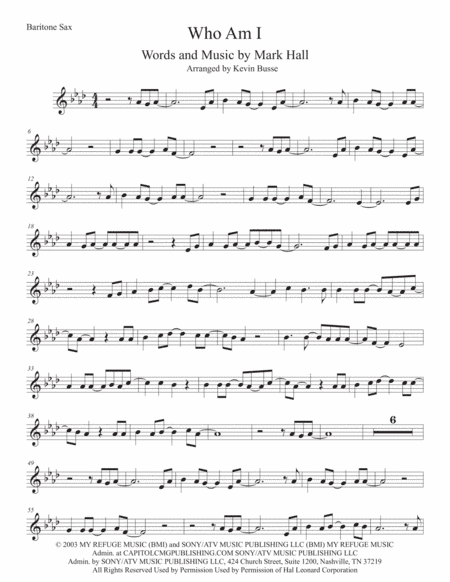 Who Am I (arr. Kevin Busse)