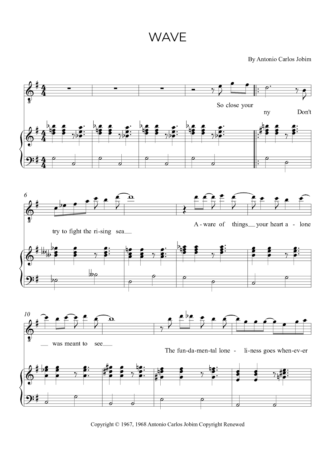 Wave (arr. Alex Nunes Rodriguez)