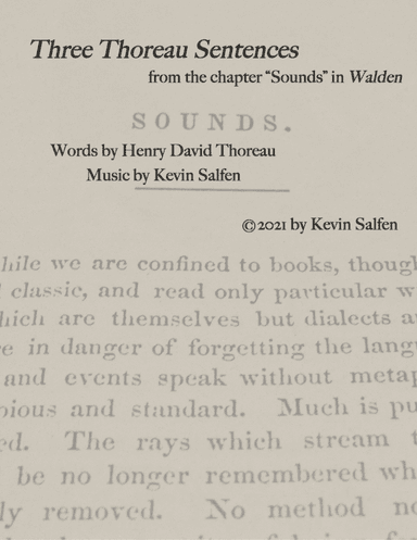 Three Thoreau Sentences