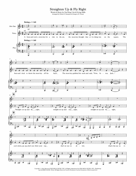 Straighten Up And Fly Right (arr. Debra E. Stempien, Gregory H. Turner)