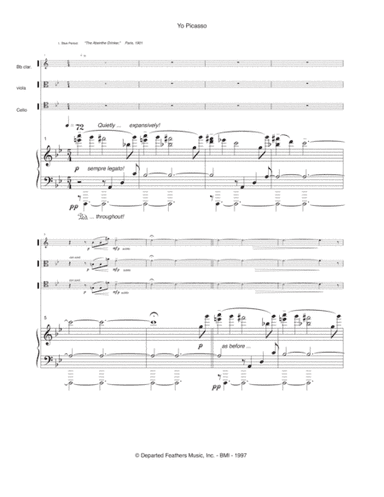 Yo Picasso (1997) piano part