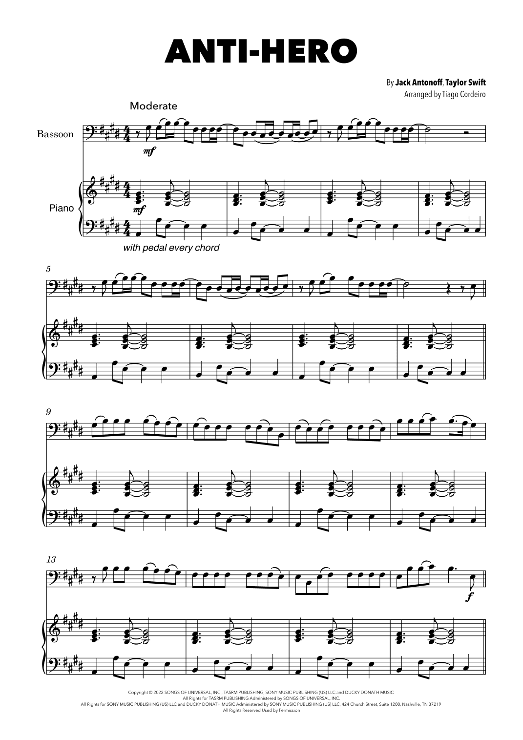 Anti-hero (arr. Tiago Cordeiro)