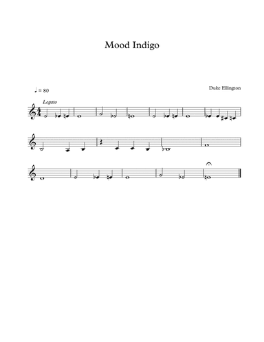 Mood Indigo (arr. SongBird Music)