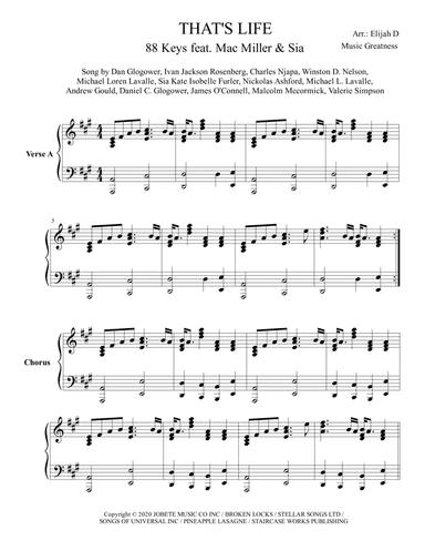 That's Life (arr. Music Greatness)