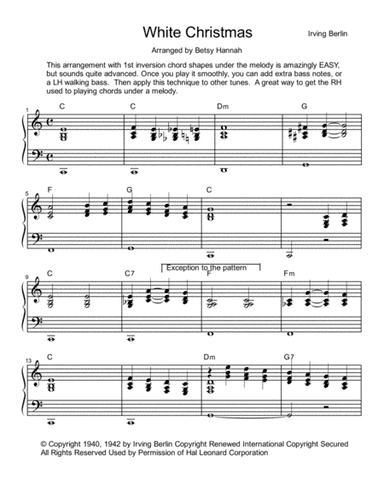White Christmas (arr. Betsy Hannah)