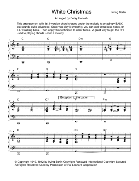 White Christmas (arr. Betsy Hannah)
