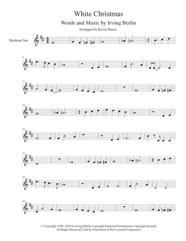White Christmas (arr. Kevin Busse)