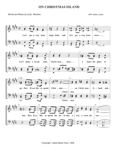 Christmas Island (arr. Walter Latzko)