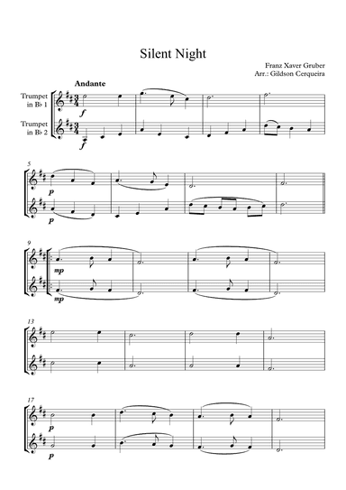 Silent Night (arr. Gildson Cerqueira)