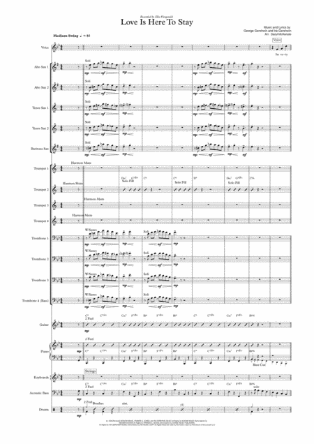 Love Is Here To Stay from GOLDWYN FOLLIES from AN AMERICAN IN PARIS (arr. Daryl McKenzie)