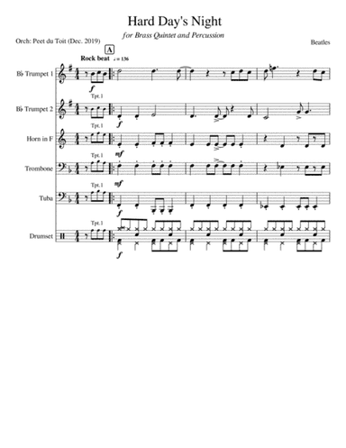 A Hard Day's Night (arr. Peet du Toit)