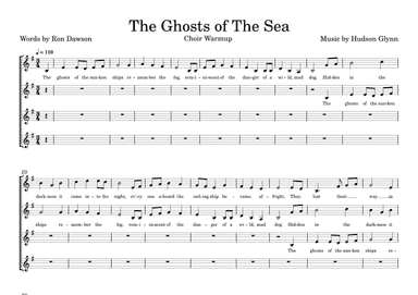 The Ghosts of The Sea (arr. Hudson Glynn)