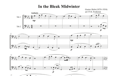 In the Bleak Midwinter (arr. P. R. Frederick)