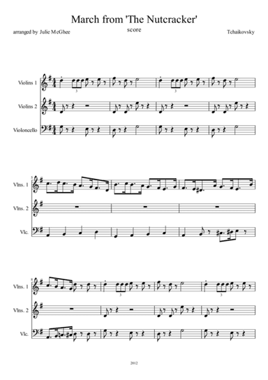 March from "The Nutcracker" (arr. Julie McGhee)