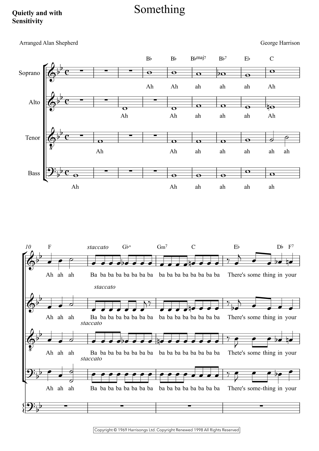 Something (arr. Alan Shepherd)