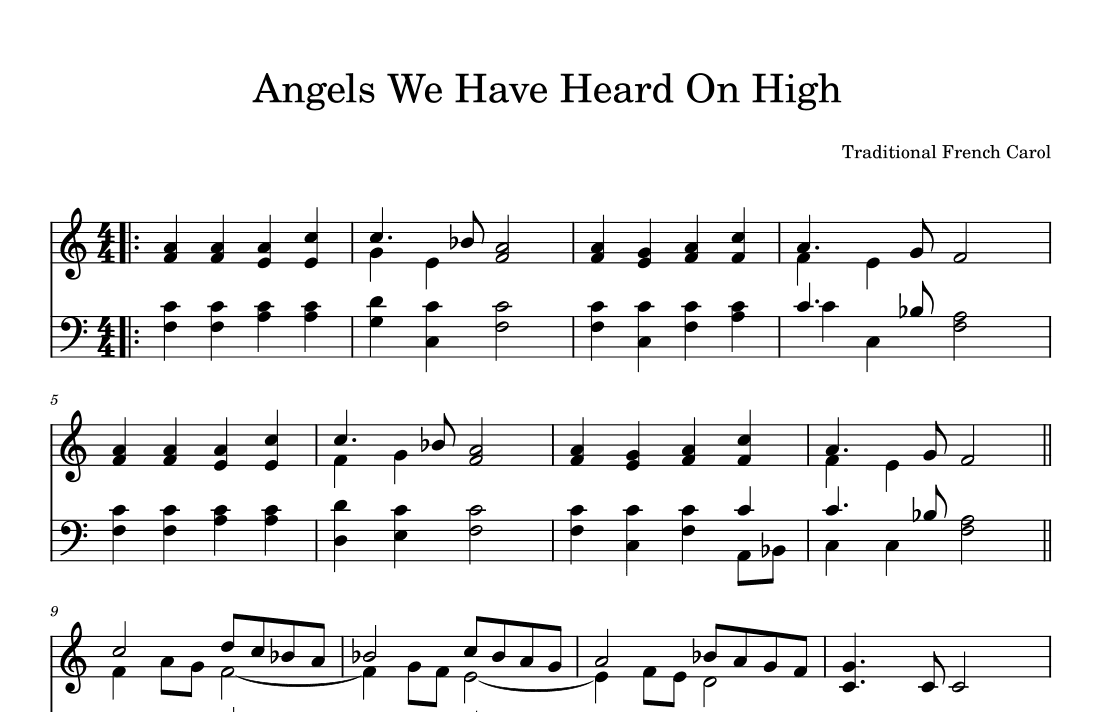 Angels We Have Heard On High (arr. PianoWithMichael.com)