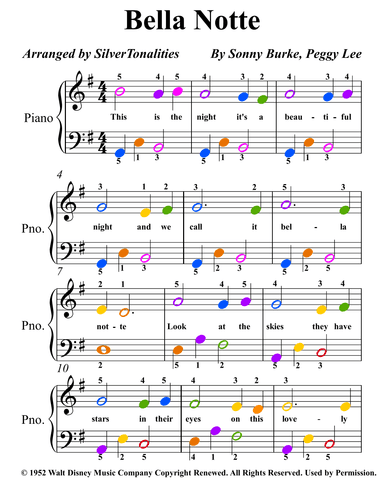 Bella Notte (arr. SilverTonalities)