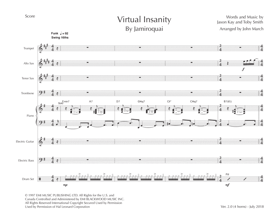Virtual Insanity (arr. John March)