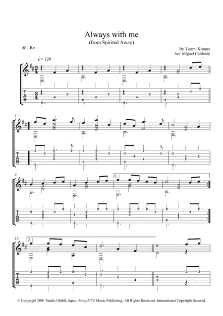 Itsumo Nandodemo (always With Me) (arr. Miguel Angel Calderón)