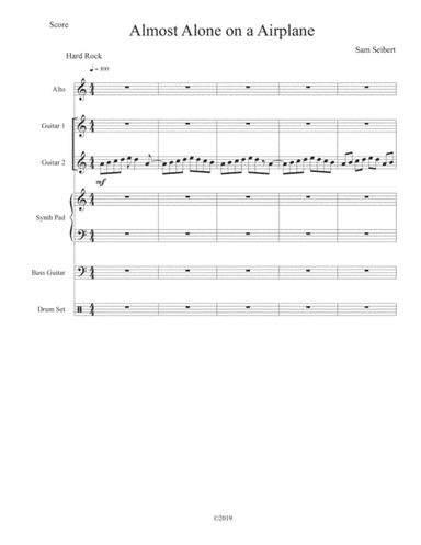 Almost Alone on an Airplane