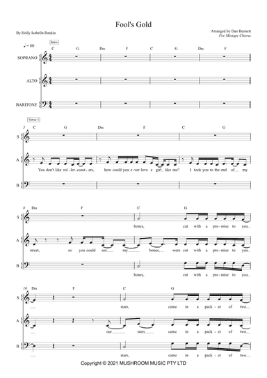Fool's Gold (arr. Dan Bennett)