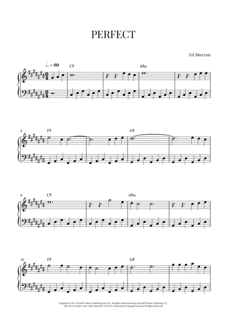 Perfect (arr. Cadenza Editions)