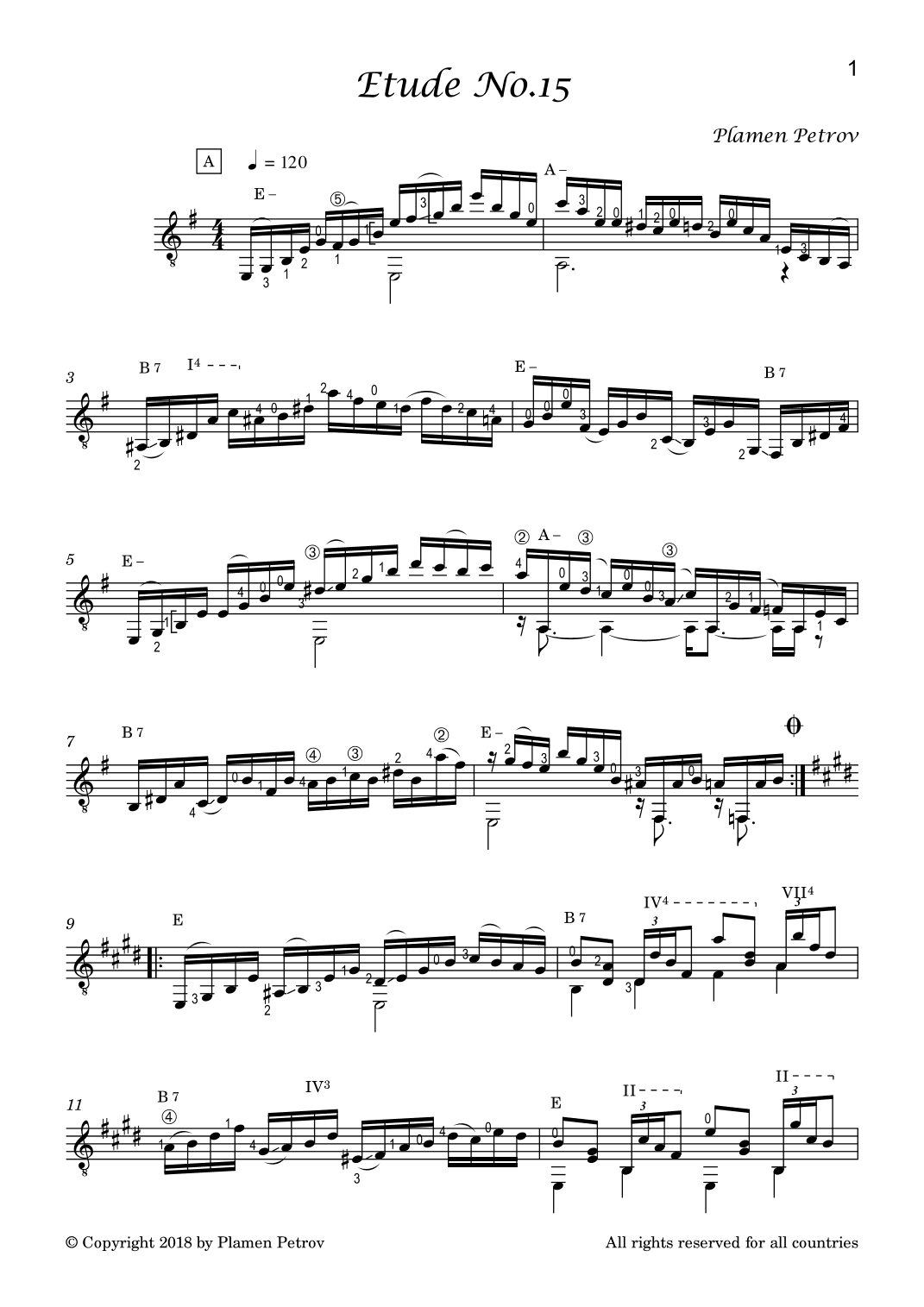 Etude No 15
