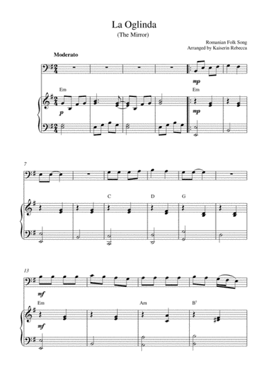 La Oglinda (The Mirror) (arr. Kaiserin Rebecca)