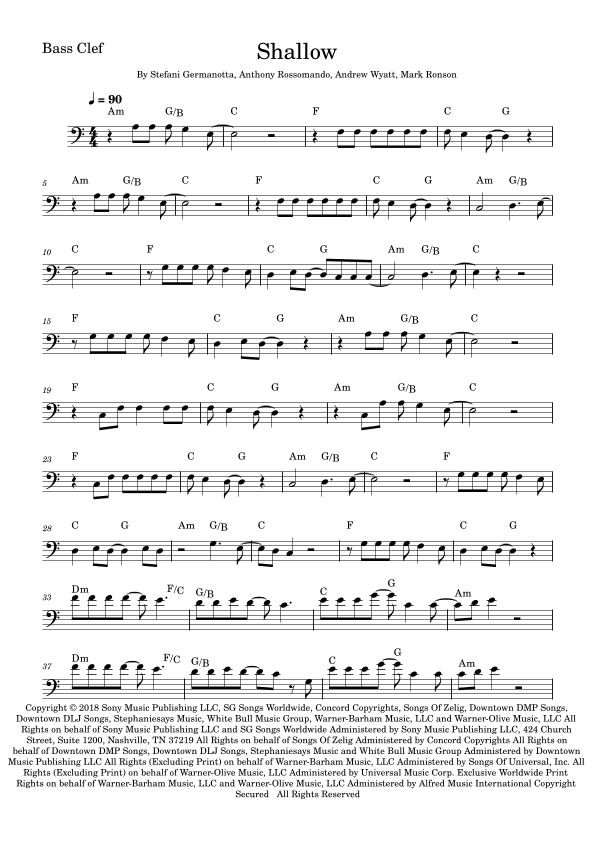 Shallow (arr. Fabio Eduardo de Oliveira)