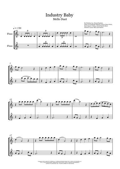 Industry Baby (arr. Rebeca Goncalves)