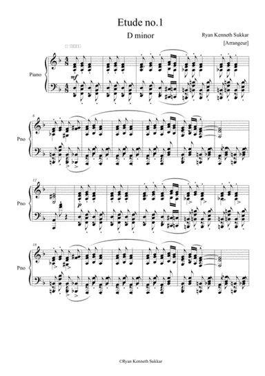 Etude no.1 Ver.1