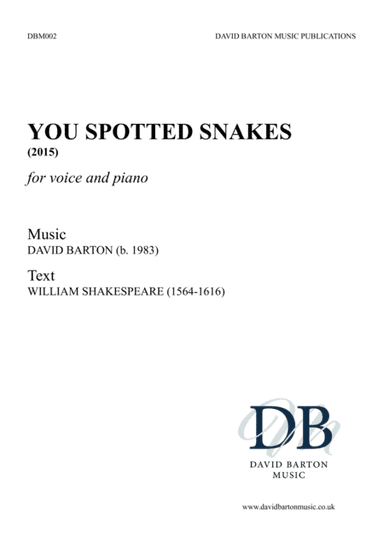 You Spotted Snakes
