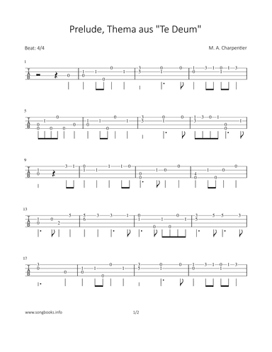 Thema aus Te Deum (arr. Bettina Schipp)