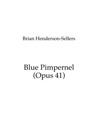 Blue Pimpernel