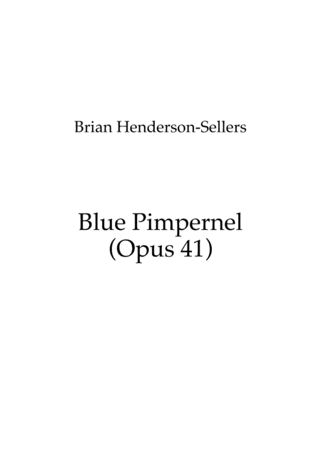 Blue Pimpernel
